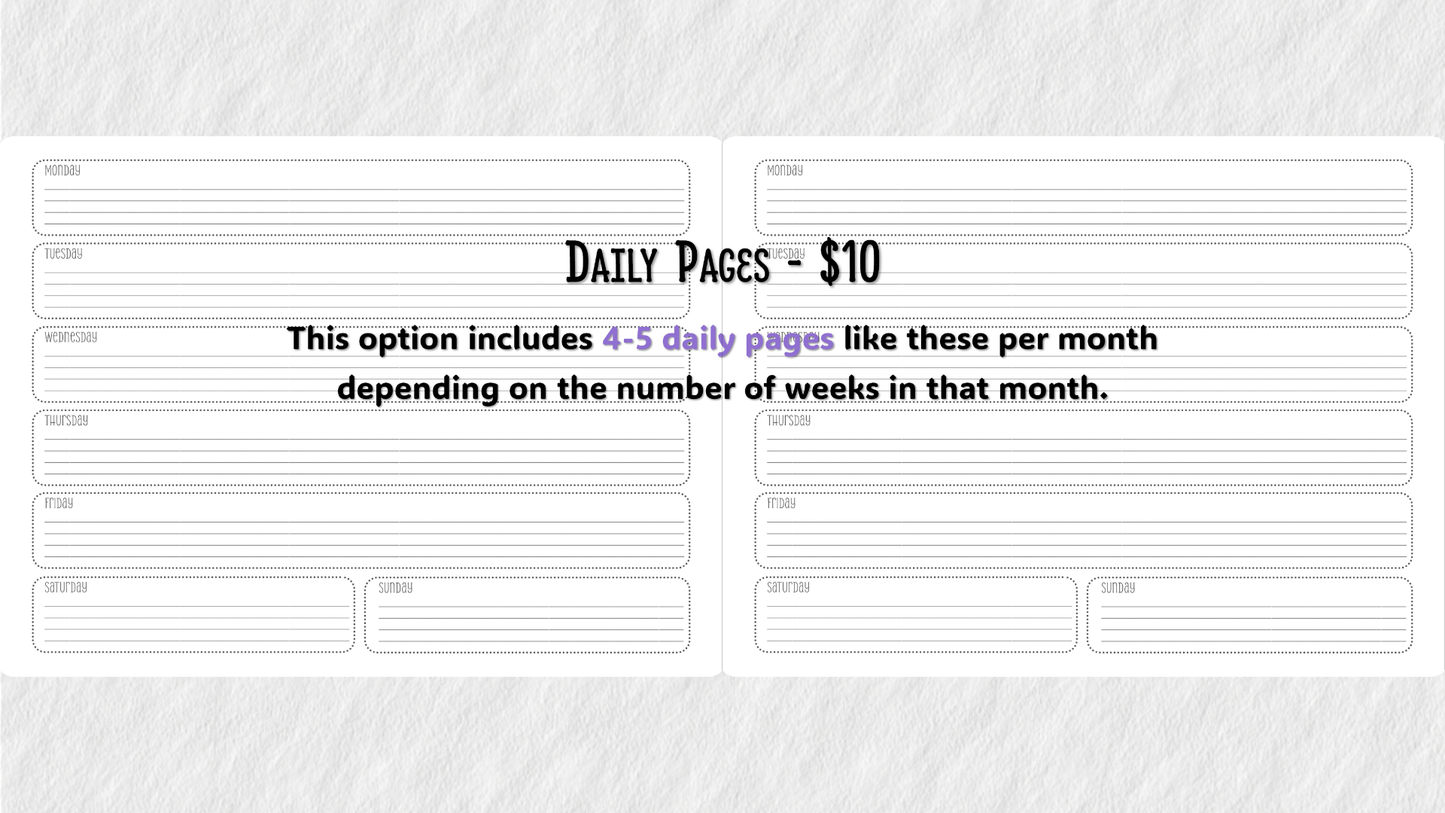 Perfectly Planned by ATD Basic Planner - Theme: HORIZONTAL