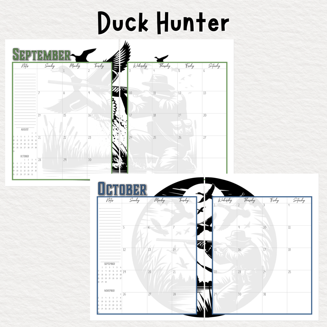 Perfectly Planned by ATD Basic Planner - Theme: Duck Hunter