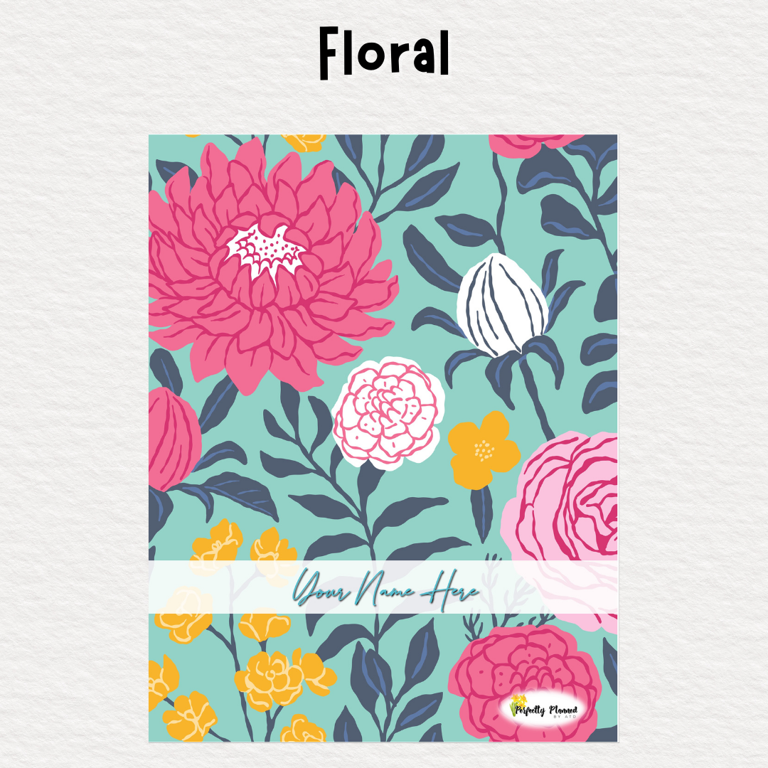 Perfectly Planned by ATD Basic Planner - Theme: Floral