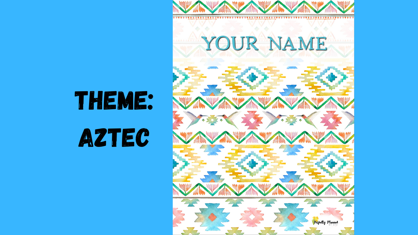 Perfectly Planned by ATD Basic Planner - Theme: Aztec