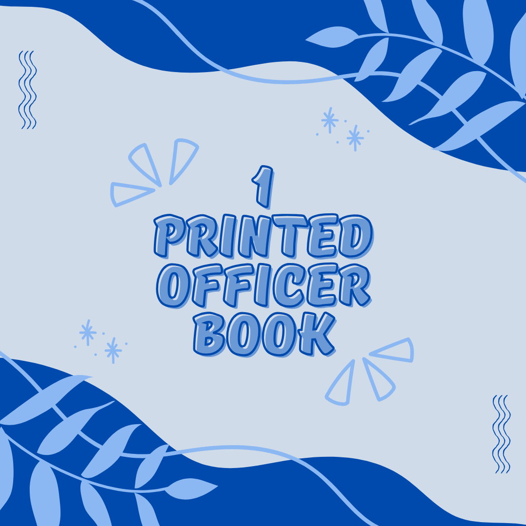 2026-2027 Officer Book - Printed Officer Book - Just 1