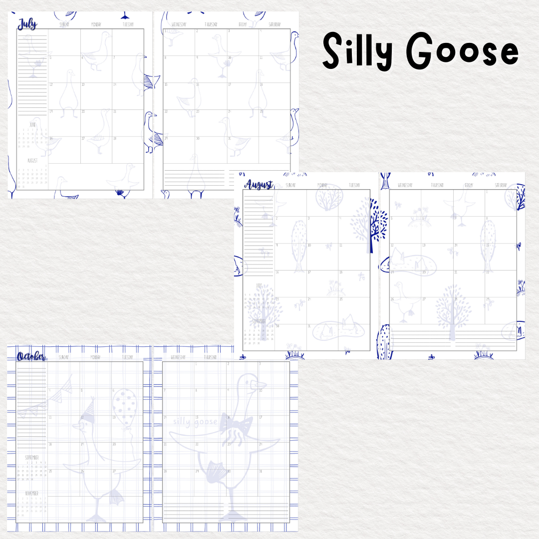 Perfectly Planned by ATD Basic Planner - Theme: Silly Goose