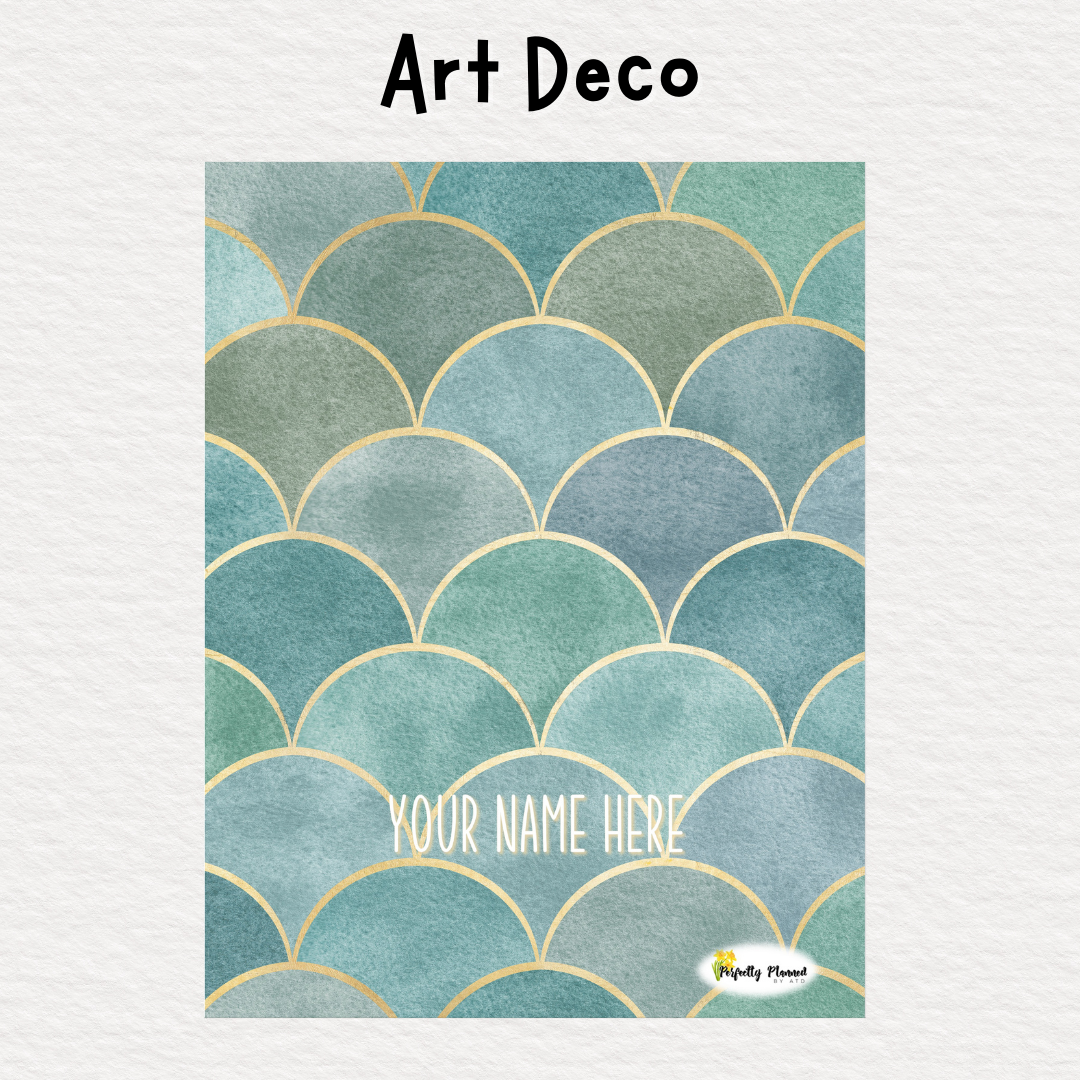 Perfectly Planned by ATD Basic Planner - Theme: Art Deco