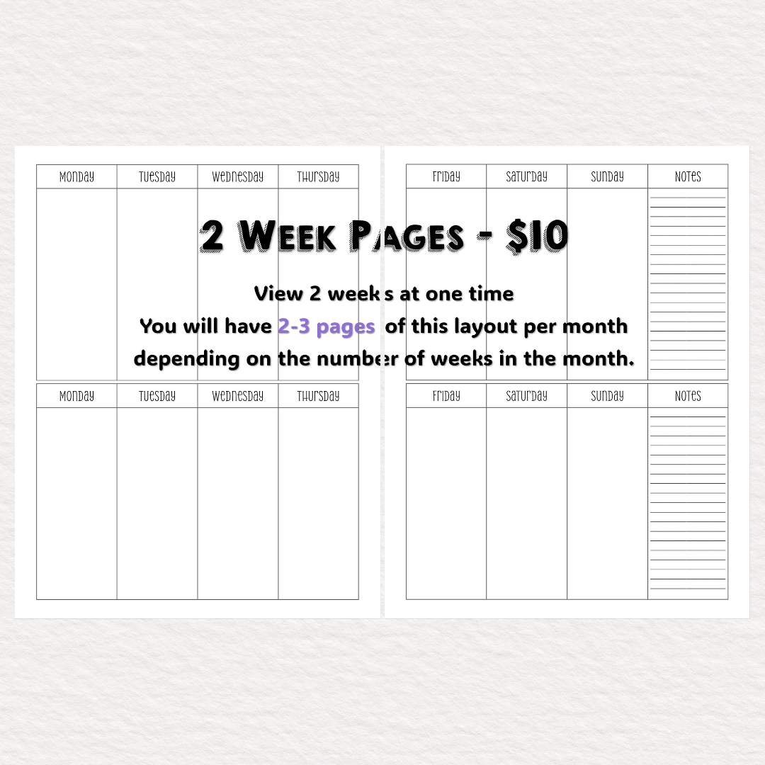 Family and Consumer Sciences Themed Planner