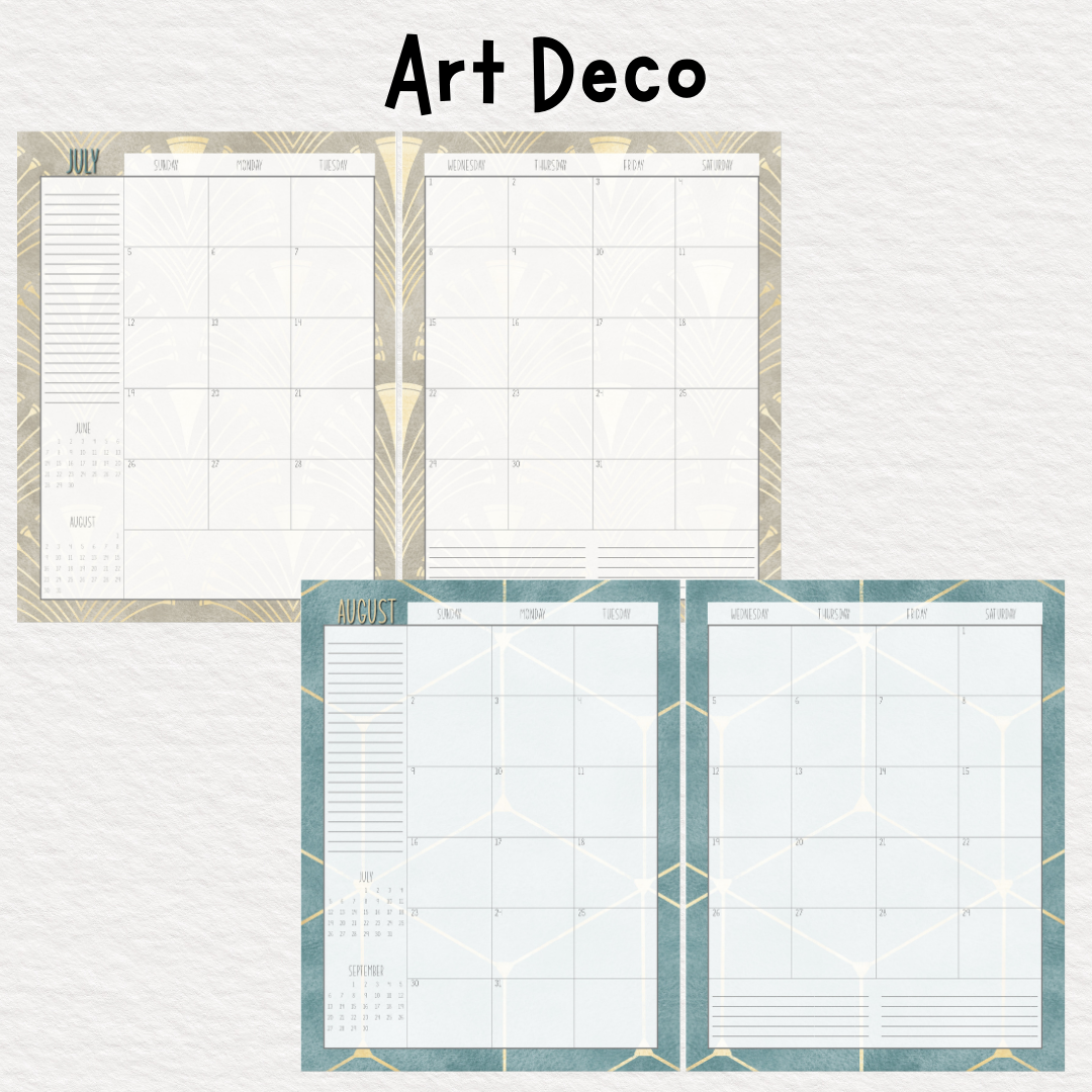 Perfectly Planned by ATD Basic Planner - Theme: Art Deco