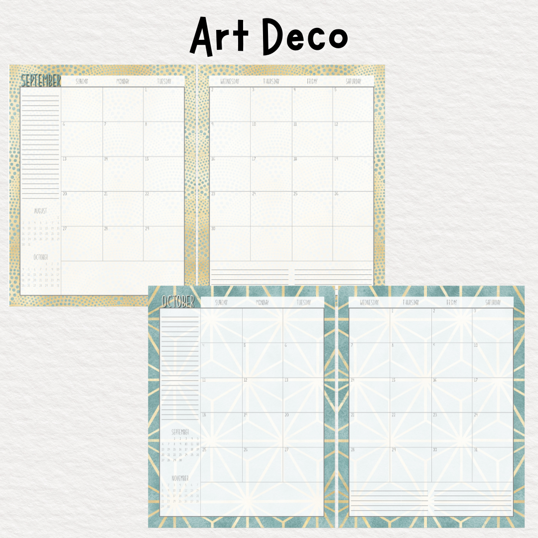 Perfectly Planned by ATD Basic Planner - Theme: Art Deco