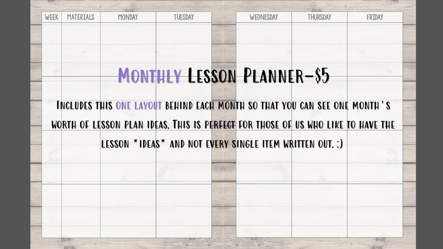 Perfectly Planned by ATD Basic Planner - Theme: Barnwood