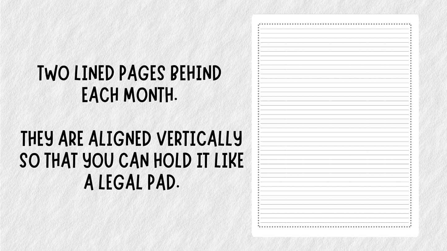 Perfectly Planned by ATD Basic Planner - Theme: HORIZONTAL