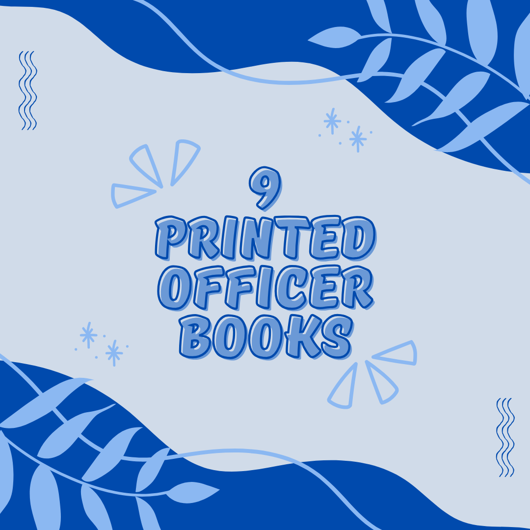 2026-2027 Officer Book - Printed Set of 9