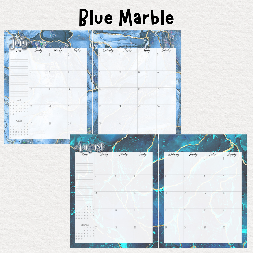 Perfectly Planned by ATD Basic Planner - Theme: Blue Marble