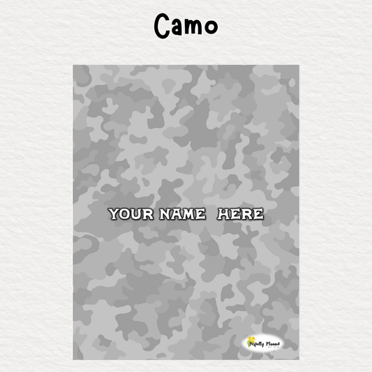 Perfectly Planned by ATD Basic Planner - Theme: Camo