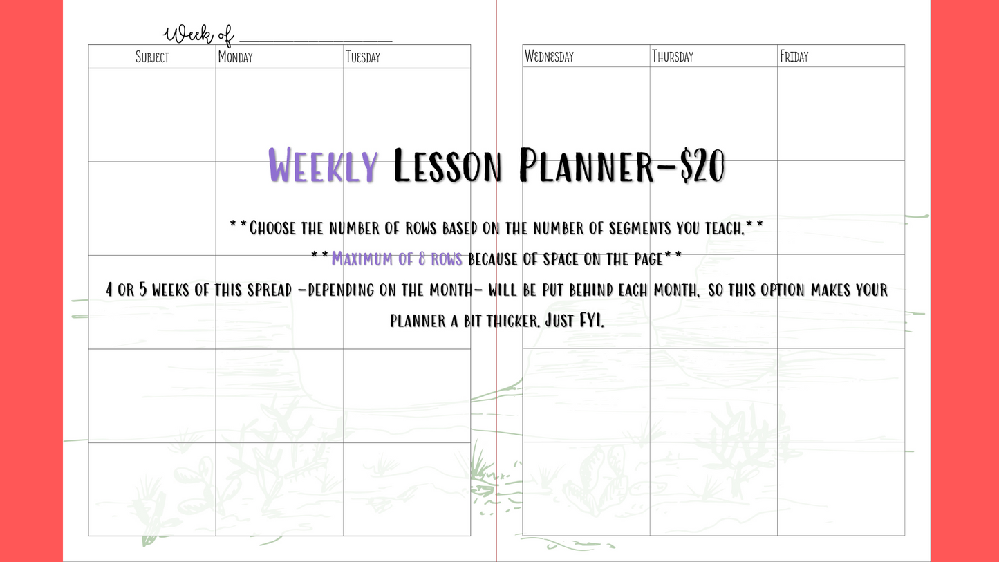 Perfectly Planned by ATD Basic Planner - Theme: Western