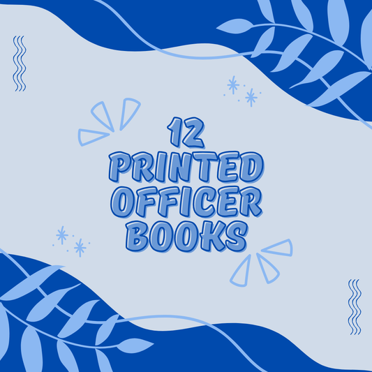 2026-2027 Officer Book - Printed Set of 12
