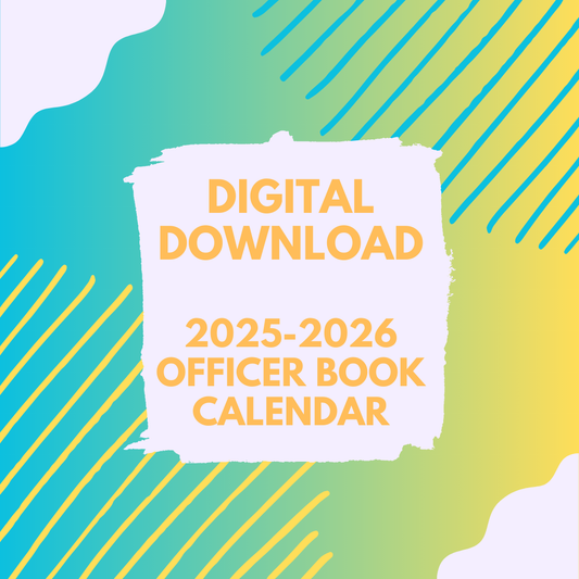 25-26 Officer Book Calendar Update