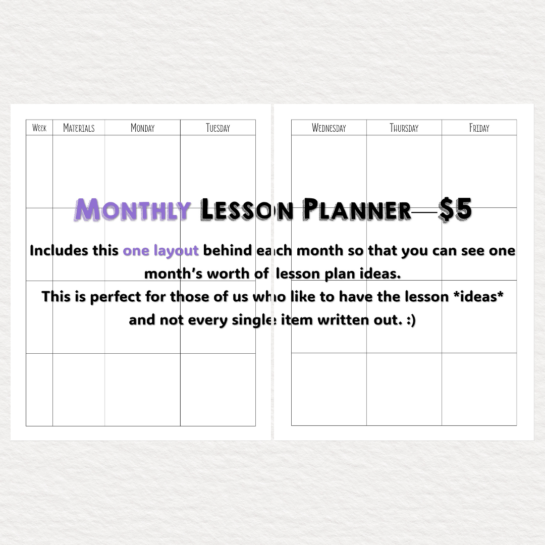 Family and Consumer Sciences Themed Planner