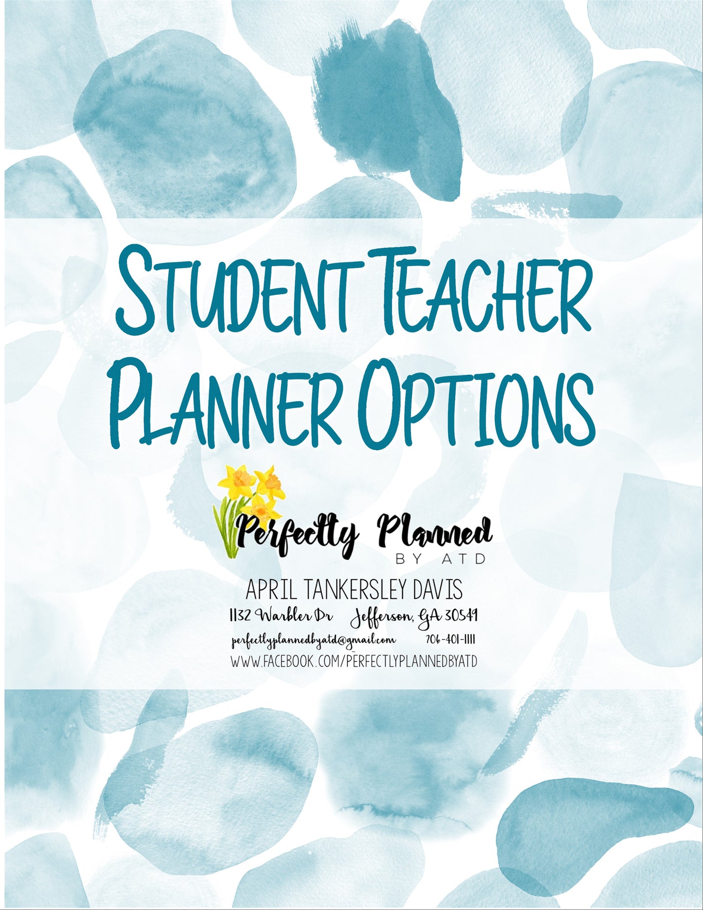 Ag Ed Student Teacher Planner