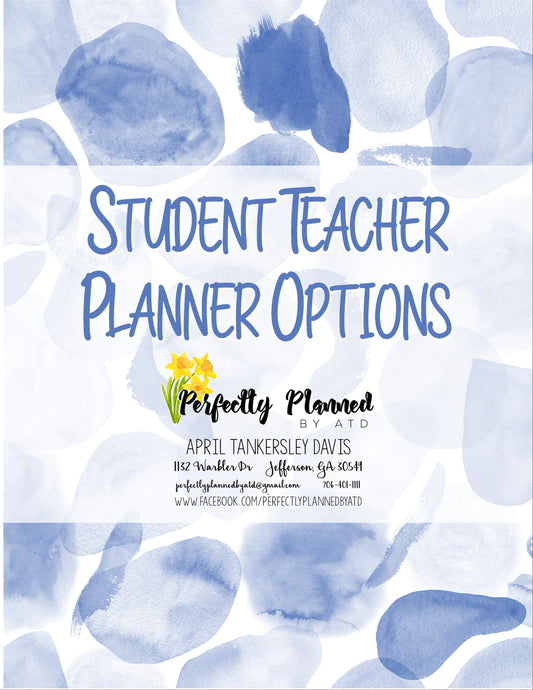 Regular Student Teacher Planner