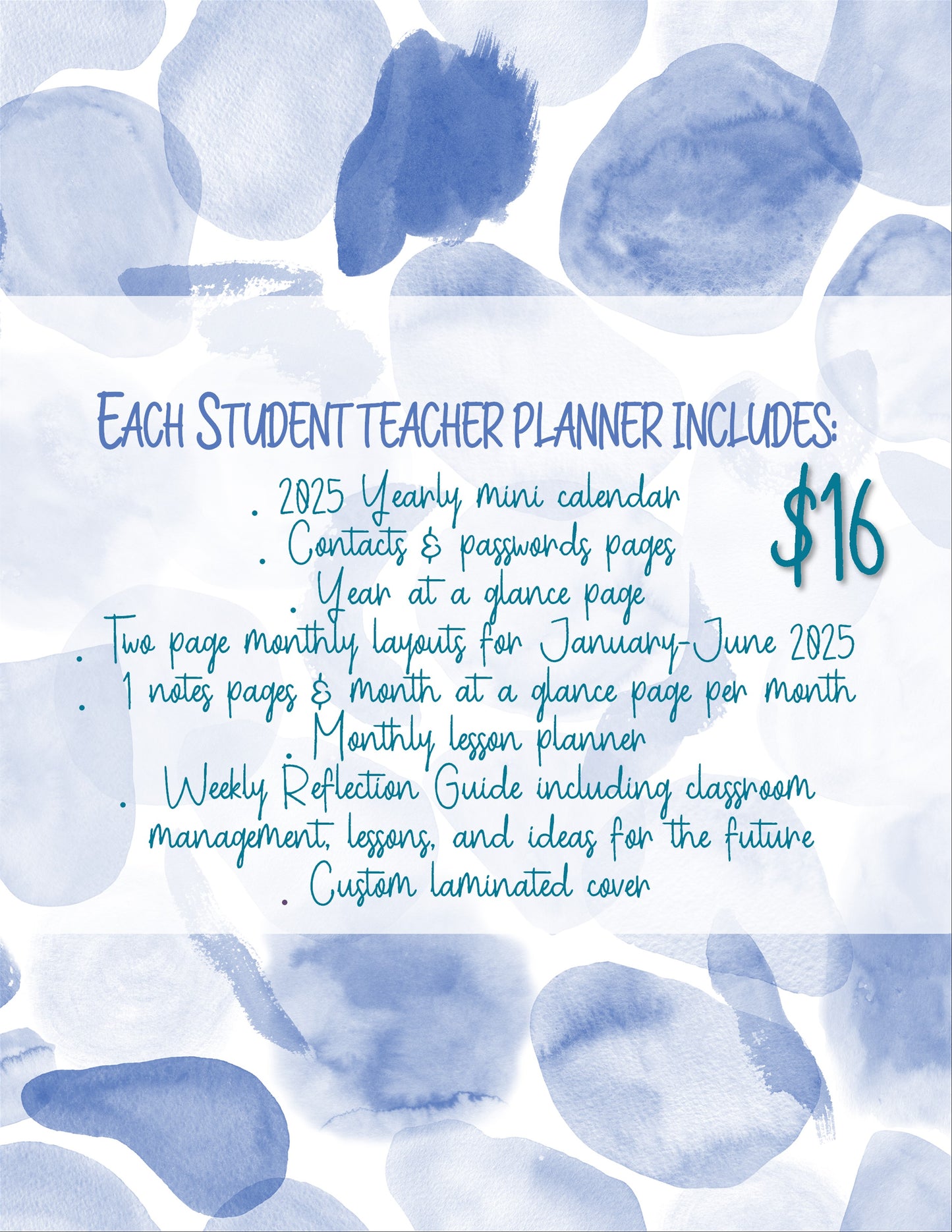 Regular Student Teacher Planner