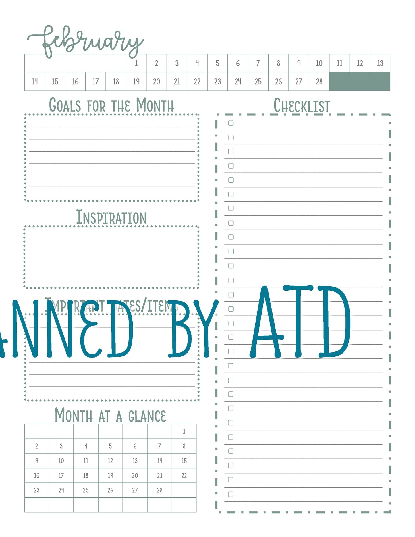 Ag Ed Student Teacher Planner