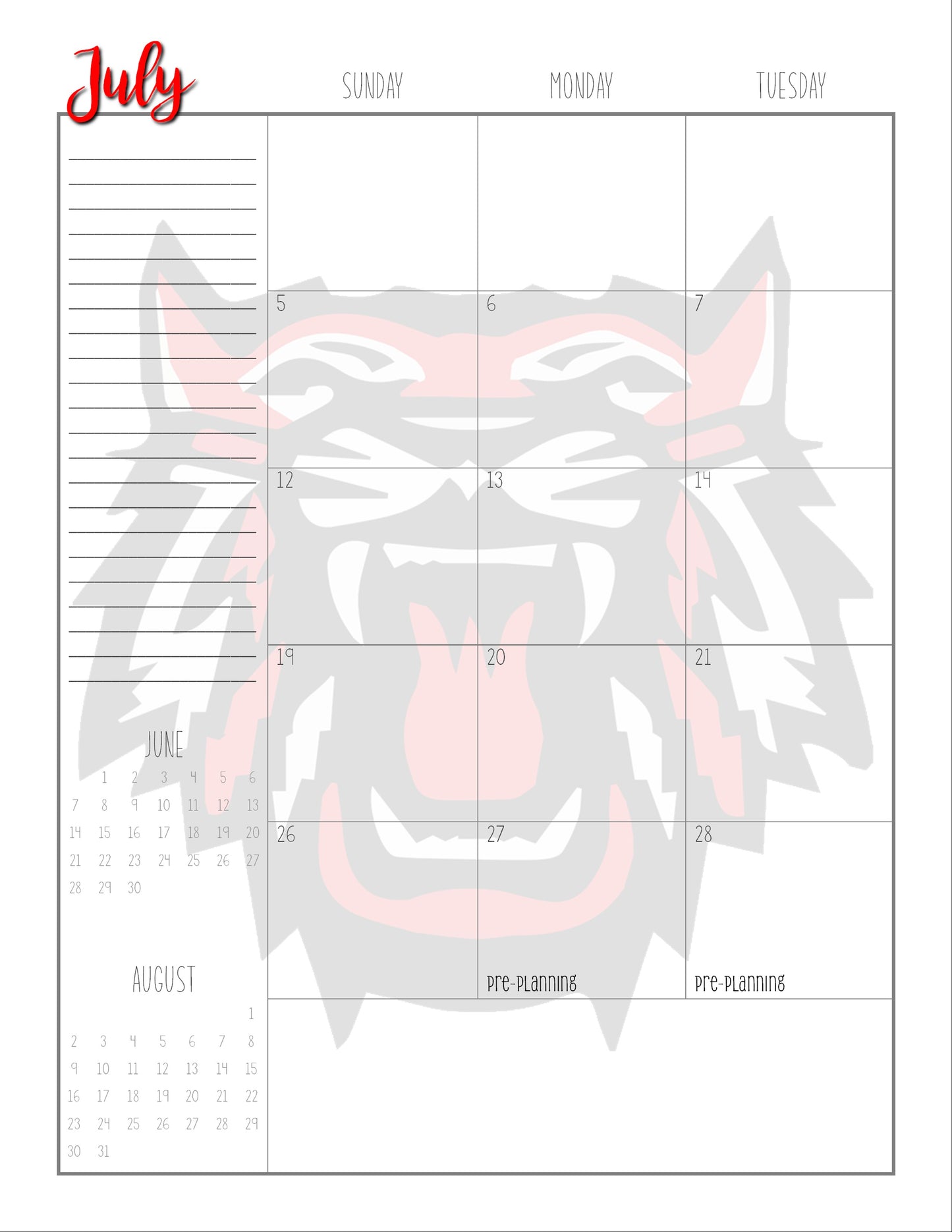 Rabun County Schools Planner