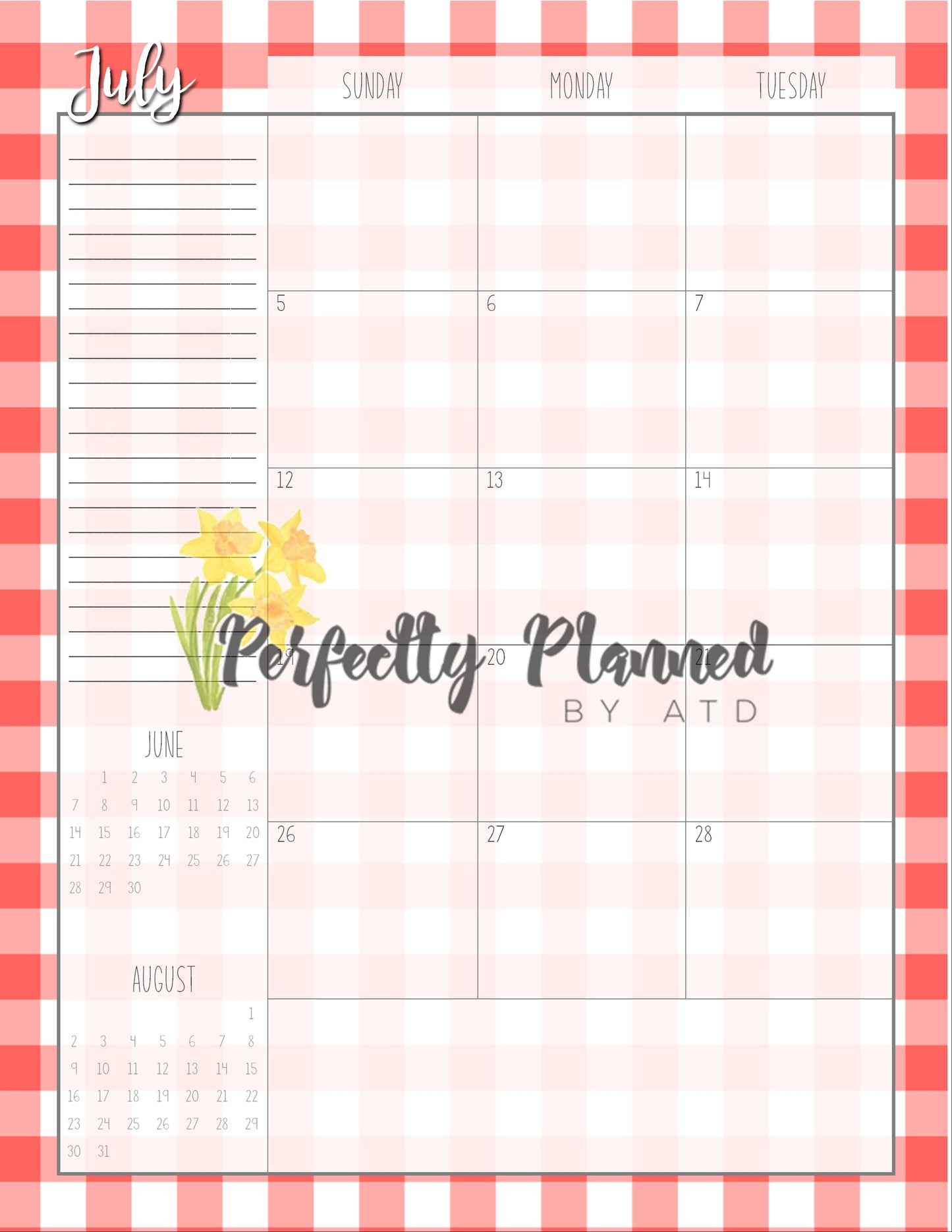 Family and Consumer Sciences Themed Planner